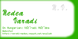 medea varadi business card